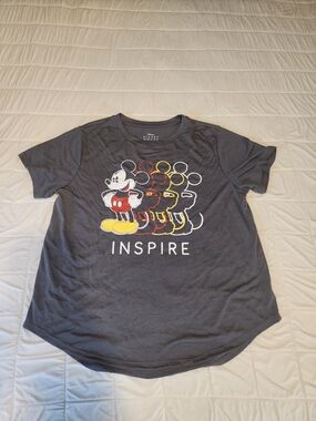 Disney Gray Mickey Mouse Inspire Sleep Tee
